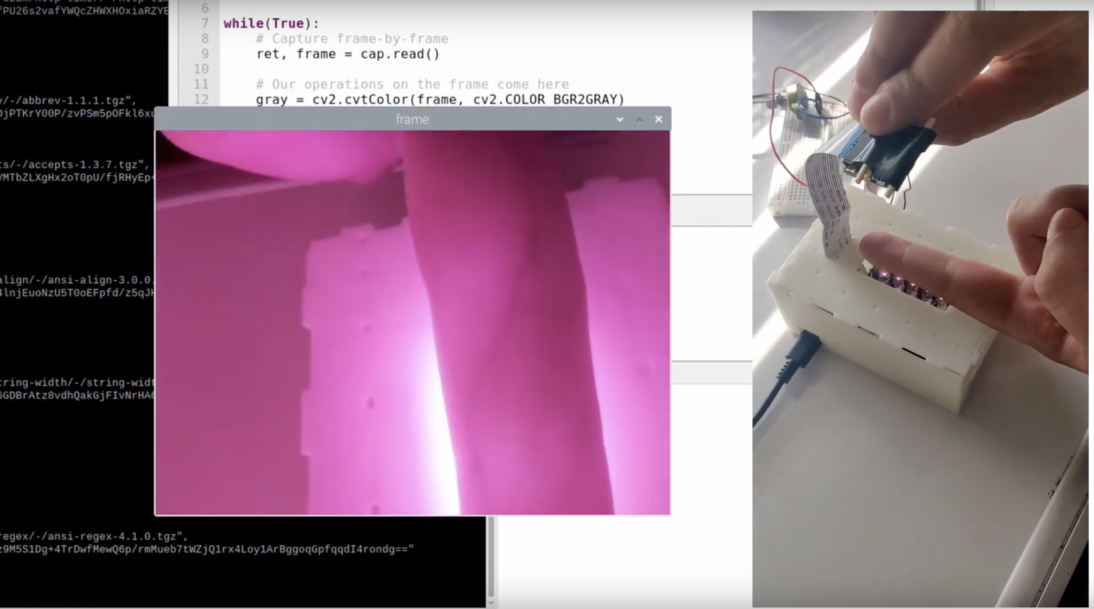Screenshot of Infravenous: MFA Vein Detection